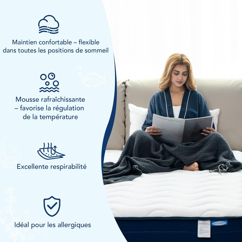 mousse de confort-Certifié Oeko-Tex,Fermeté